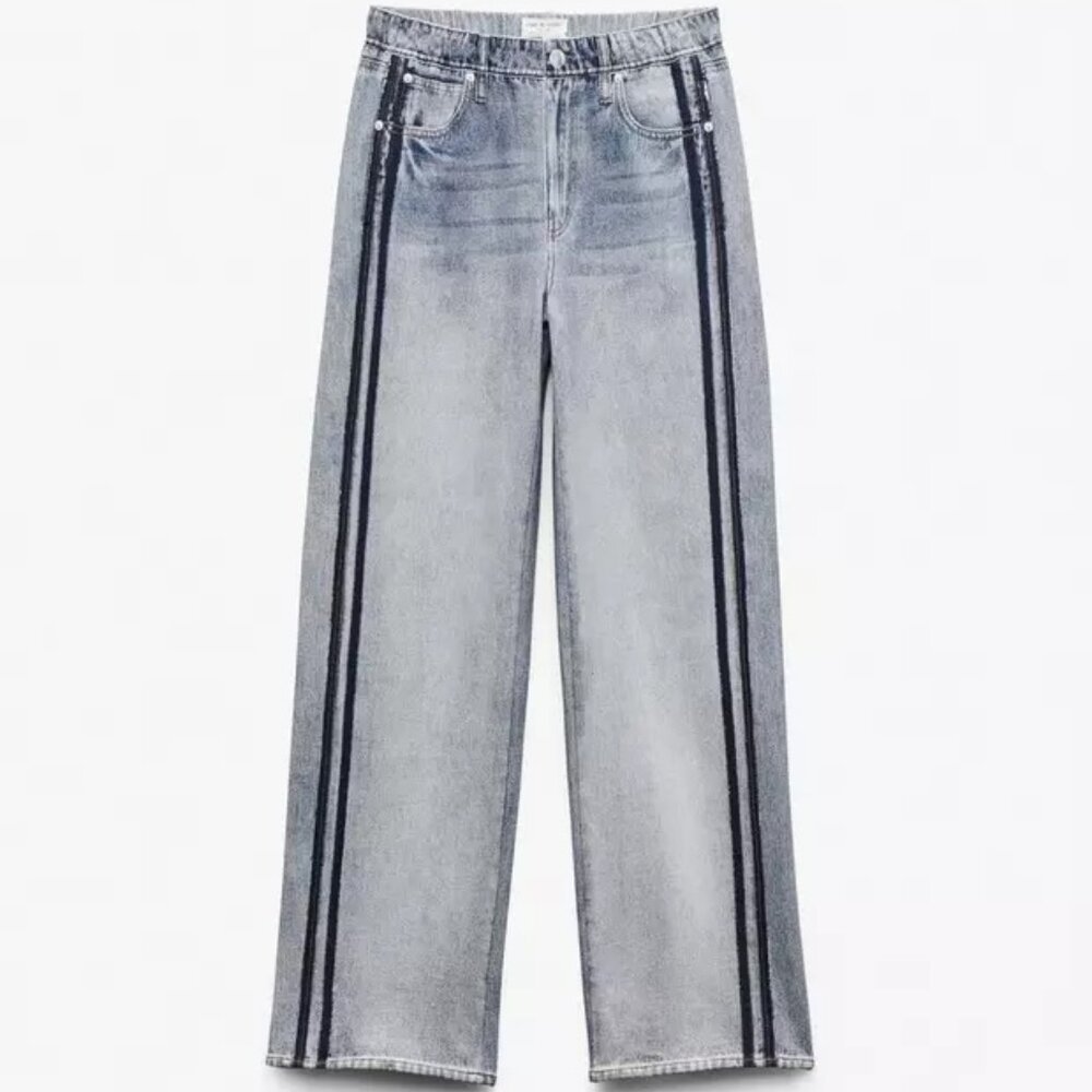 Rag & Bone Mirmar Terry Wide Leg Track Pants
